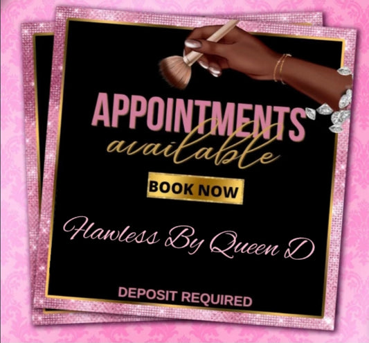 Makeup Appointment Deposit